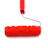 Max Maxb 7 inch Embossing Paint Roller Painting Brush With Handle Wall Decor #5