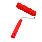 Max Maxb 7 inch Embossing Paint Roller Painting Brush With Handle Wall Decor #5