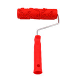 Max Maxb 7 inch Embossing Paint Roller Painting Brush With Handle Wall Decor #5