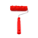 Max Maxb 7 inch Embossing Paint Roller Painting Brush With Handle Wall Decor #5