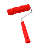 Max Maxb 7 inch Embossing Paint Roller Painting Brush With Handle Wall Decor #5