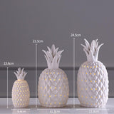 Max Decorative Ceramic Pineapple LED Light Craft Desk Ornament Home Decor L