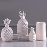 Max Decorative Ceramic Pineapple LED Light Craft Desk Ornament Home Decor L
