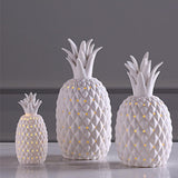 Max Decorative Ceramic Pineapple LED Light Craft Desk Ornament Home Decor L