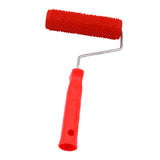 Max 7 inch Embossing Paint Roller Painting Brush With Handle Wall Decor #11
