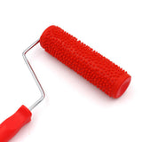 Max 7 inch Embossing Paint Roller Painting Brush With Handle Wall Decor #11