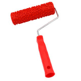 Max 7 inch Embossing Paint Roller Painting Brush With Handle Wall Decor #16