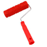 Max 7 inch Embossing Paint Roller Painting Brush With Handle Wall Decor #16