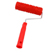 Max 7 inch Embossing Paint Roller Painting Brush With Handle Wall Decor #16