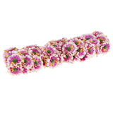 Artificial 60-Head Cherry Blossoms Silk Flower Bouquet Home Decor Purple