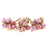 Max Maxb 60pcs Artificial Camellia Flowers Branch Wedding Bouquets Decor Pink