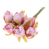 Max Maxb 60pcs Artificial Camellia Flowers Branch Wedding Bouquets Decor Pink