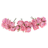 Artificial 60-Head Camellia Flower Bouquet Plant Home Garden Decor Pink