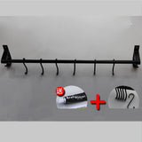 Maxbell Bath Towel Shelf Hanger Kitchen Rail Rack Pot Lid Storage 40cm, with 4 Hooks