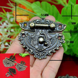 Max Antique Buckle Alloy Box Buckle Wooden Box Lock Craft Furniture Hardware S