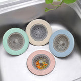 Maxbell Silicone Sink Strainer Kitchen Sink Drain Filter Basket Hair Catcher Pink