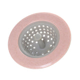 Maxbell Silicone Sink Strainer Kitchen Sink Drain Filter Basket Hair Catcher Pink