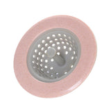 Maxbell Silicone Sink Strainer Kitchen Sink Drain Filter Basket Hair Catcher Pink