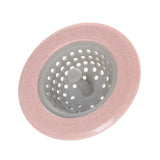 Maxbell Silicone Sink Strainer Kitchen Sink Drain Filter Basket Hair Catcher Pink