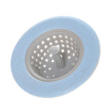 Maxbell Silicone Sink Strainer Kitchen Sink Drain Filter Basket Hair Catcher Blue