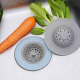 Maxbell Silicone Sink Strainer Kitchen Sink Drain Filter Basket Hair Catcher Blue
