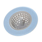 Maxbell Silicone Sink Strainer Kitchen Sink Drain Filter Basket Hair Catcher Blue