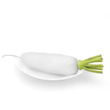 Decorative Plastic Artificial Fake Vegetables White Radish White Radish