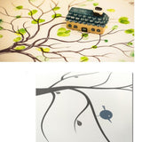 Max Wedding Thumbprint Tree Finger Painting Wedding Guest Book Purple