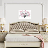 Max Wedding Thumbprint Tree Finger Painting Wedding Guest Book Purple