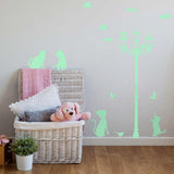 Max Glow In The Dark Stickers Children's Room Ceiling Wall Decor Cat Streetlight