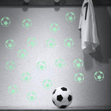 Glow In The Dark Stickers Children's Room Ceiling Wall Decor 12x Football