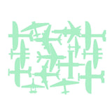 Maxbell Glow In The Dark Stickers Children's Room Ceiling Wall Decor 15x Aircraft
