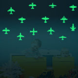 Maxbell Glow In The Dark Stickers Children's Room Ceiling Wall Decor 15x Aircraft