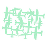 Maxbell Glow In The Dark Stickers Children's Room Ceiling Wall Decor 15x Aircraft