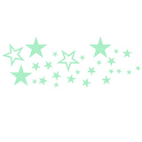 Maxbell Glow In The Dark Stickers Children's Room Ceiling Wall Decor Star