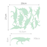 Maxbell Glow In The Dark Stickers Children's Room Ceiling Wall Decor 9x Dinosaur
