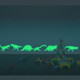 Maxbell Glow In The Dark Stickers Children's Room Ceiling Wall Decor 9x Dinosaur