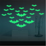 Maxbell Glow In The Dark Stickers Children's Room Ceiling Wall Decor 24x Bat