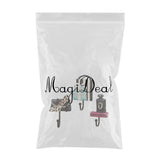 Maxbell 3Pcs/Set Resin Hook Hanger Rack Wall Mount Home Decor F