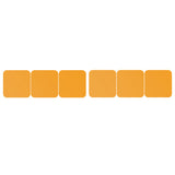 Max Maxb 6 Pieces Self-adhesive Square Mirror Wall Stickers Decal #4 20x20cm Golden