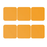 Max Maxb 6 Pieces Self-adhesive Square Mirror Wall Stickers Decal #4 20x20cm Golden