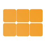 Max Maxb 6 Pieces Self-adhesive Square Mirror Wall Stickers Decal #4 20x20cm Golden