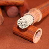 Max Maxb Portable Travel Wooden Tea Leaves Storage Incense Spice Canister Box Tube D