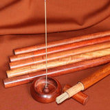 Max Maxb Portable Travel Wooden Tea Leaves Storage Incense Spice Canister Box Tube D