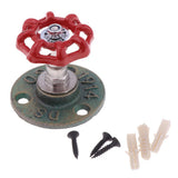 Max Maxb Industrial Rustic Wall Mounted Hand Wheel Hook Coat Hook Key Holder Copper