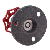 Max Maxb Industrial Rustic Wall Mounted Hand Wheel Hook Coat Hook Key Holder Blue