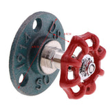 Max Maxb Industrial Rustic Wall Mounted Hand Wheel Hook Coat Hook Key Holder Green
