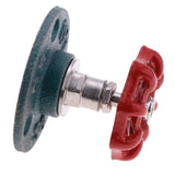 Max Maxb Industrial Rustic Wall Mounted Hand Wheel Hook Coat Hook Key Holder Green