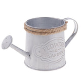 Maxbell Metal Flower Watering Barrel Flower Pot Plant Bucket Desktop Home Ornament