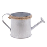 Maxbell Metal Flower Watering Barrel Flower Pot Plant Bucket Desktop Home Ornament